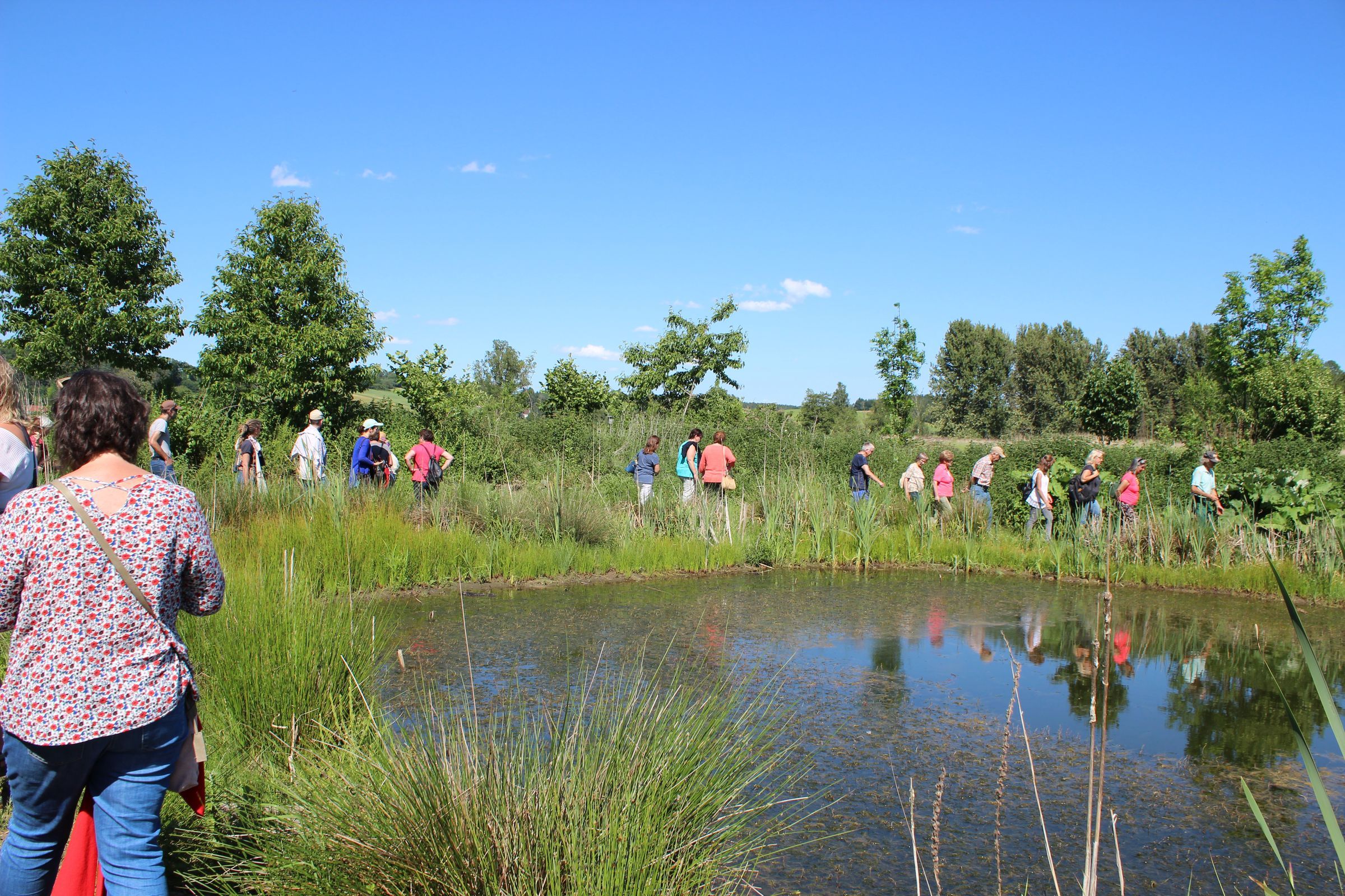 Besichtigung des Permakulturgartens in Emersacker | © Verena Fischer